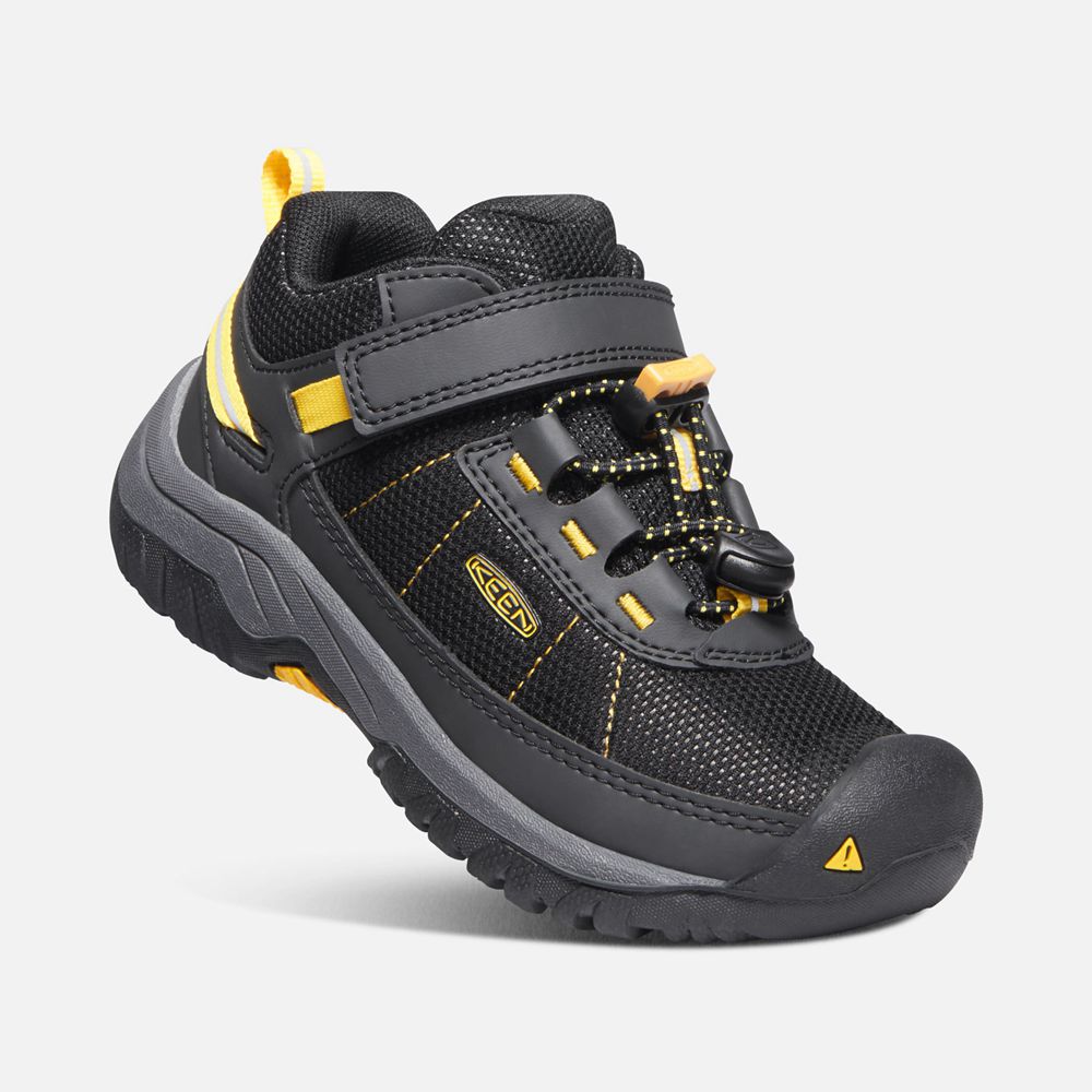 Baskets Keen Enfant Noir/Jaune | Targhee Sport Vent Shoes | ELKIN-4620